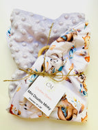 Mini Doudou ANIMAUX FÉÉRIQUES LILAS
