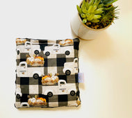 Sac Chauffant Carré AUTOMNE VINTAGE NOIR