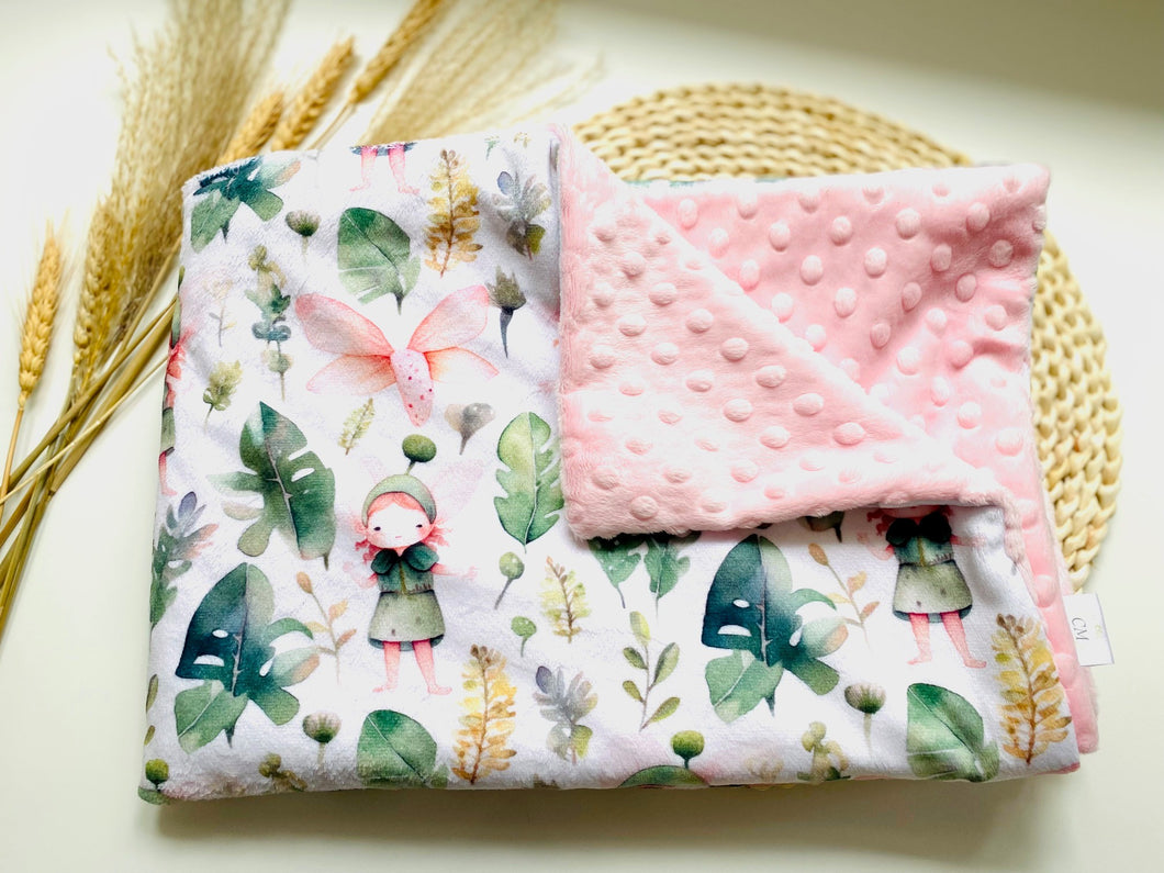 Doudou extra douce FÉE ROSE BÉBÉ