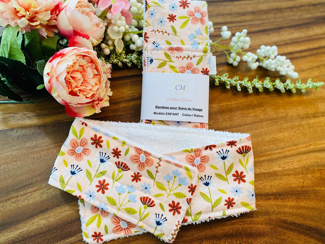 Bandeau soin du visage ENFANT FLEURAL