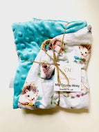 Mini doudou HÉRISSON AQUA