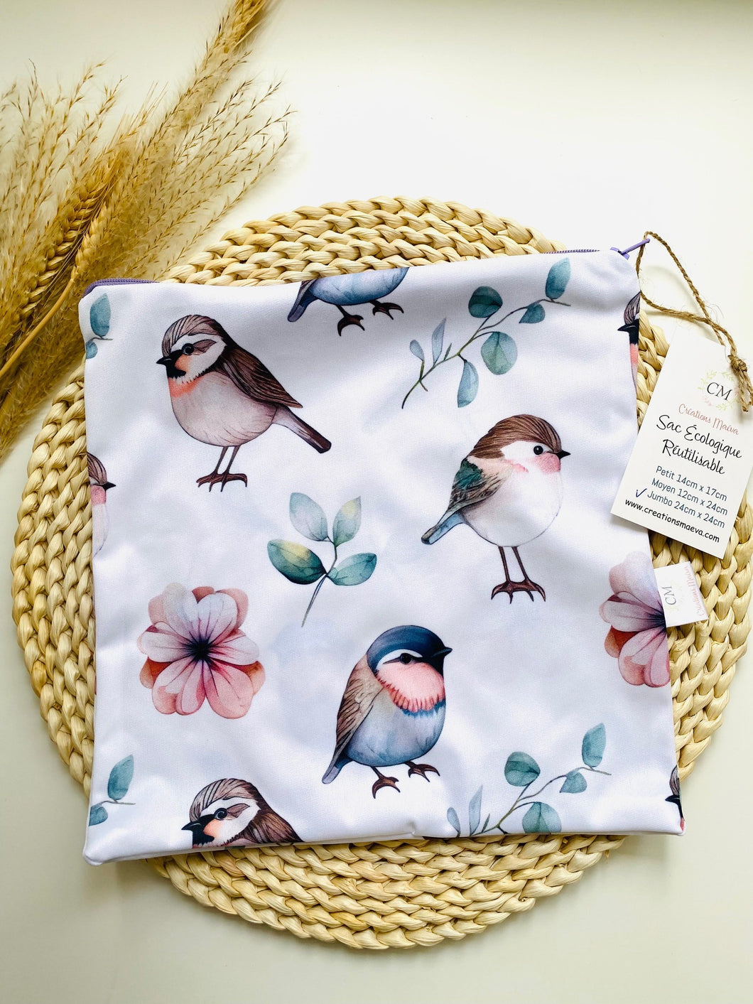 Sac écologique réutilisable JUMBO OISEAU