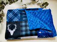Doudou extra douce Patch ORIGNAL BLEU