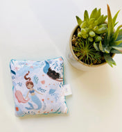 Sac réconfortant carré enfant SIRÈNE AZUR