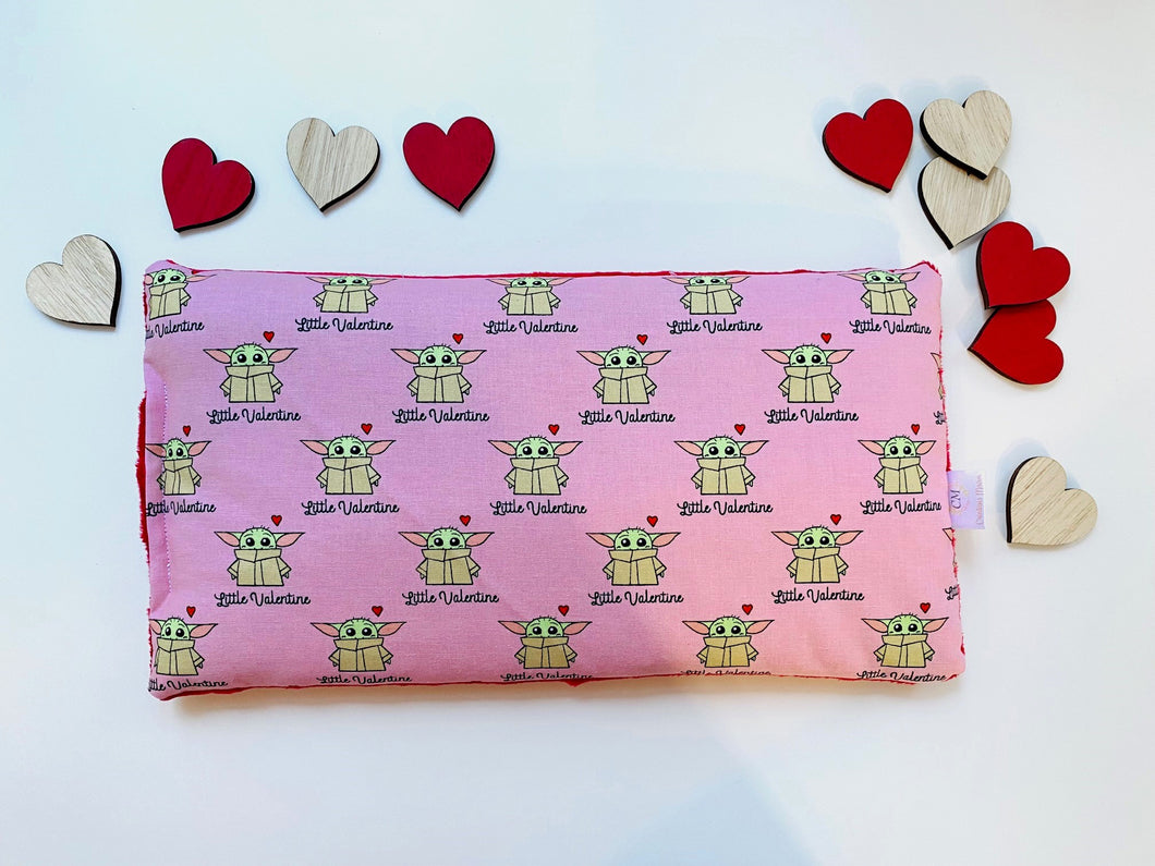 Sac Chauffant Super Size YODA VALENTINE ROUGE
