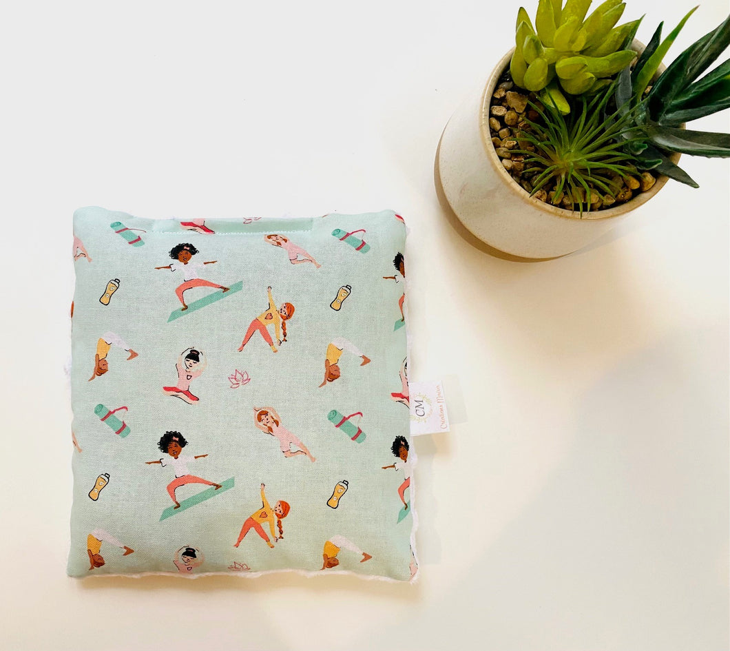 Sac Chauffant Carré YOGA BLANC