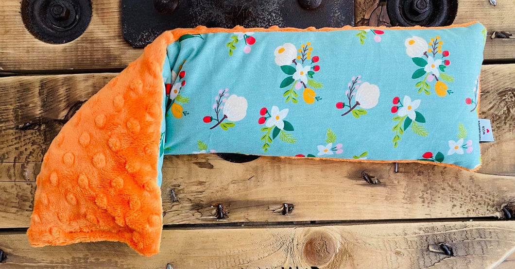 Sac réconfortant Long FLEURS ORANGE