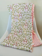 Doudou extra douce CERF ROSE
