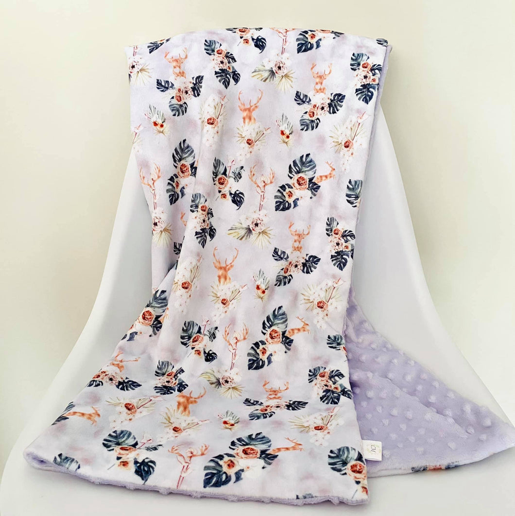 Doudou extra douce FORÊT LILAS