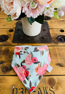 Bavoir Bandana Pivoine