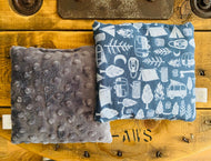Sac Réconfortant Carré CAMPING gris