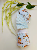 Doudou extra douce CASTOR BLEU BÉBÉ