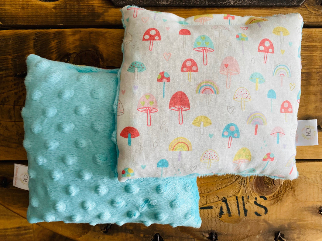 Sac réconfortant carré CHAMPIGNON AQUA