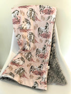 Doudou extra douce CHEVAL GRIS