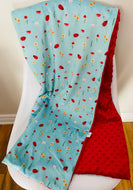 Doudou extra douce COCCINELLE ROUGE