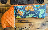 Sac réconfortant long DINO ORANGE