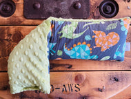 Sac réconfortant long DINO VERT