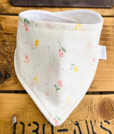 Bavoir Bandana FLEURS ROMANTIQUE