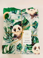 Mini Doudou PANDA VERT