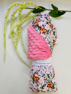 Doudou extra douce LAPIN ROSE