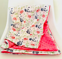 Charger l&#39;image dans la galerie, Doudou extra douce PANDA FUSHIA
