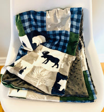 Charger l&#39;image dans la galerie, Doudou extra douce PATCH OURS GRIS
