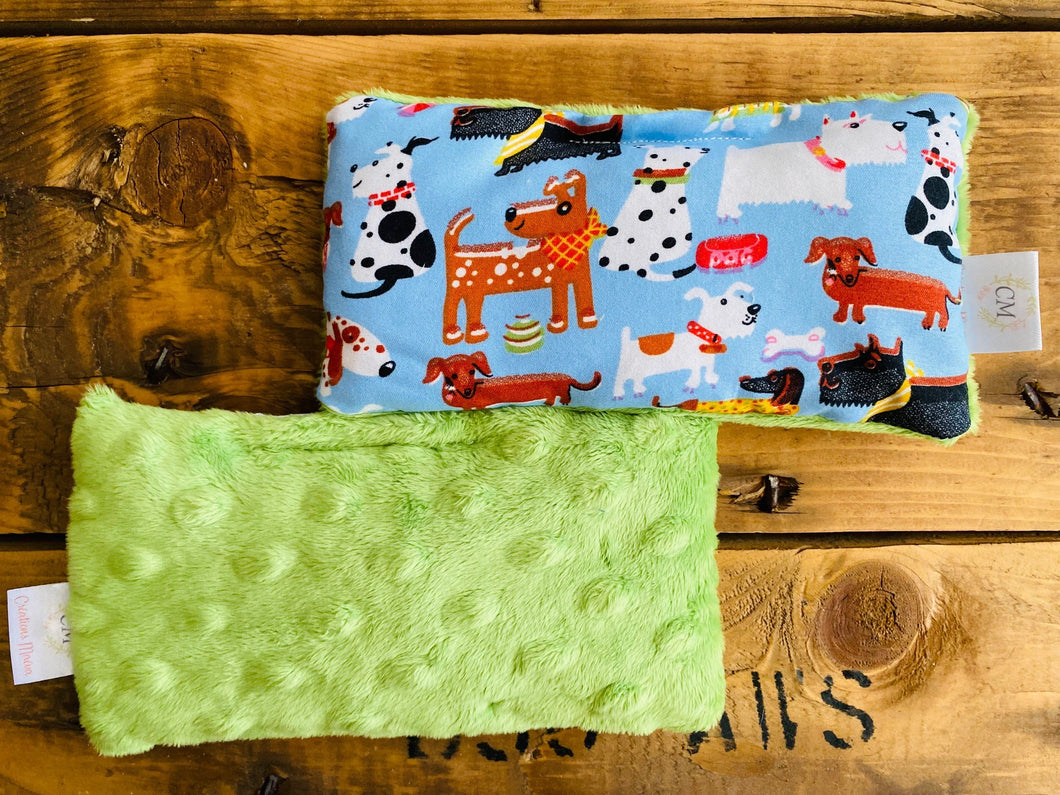 Sac Réconfortant Petit CHIEN vert