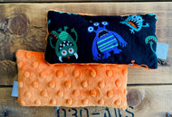 Sac Réconfortant Petit MONSTRE orange